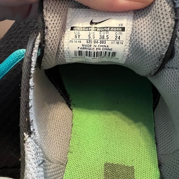 Nike Stefan Janoski gray and teal skateboarding sneaker - Picture 8 of 8